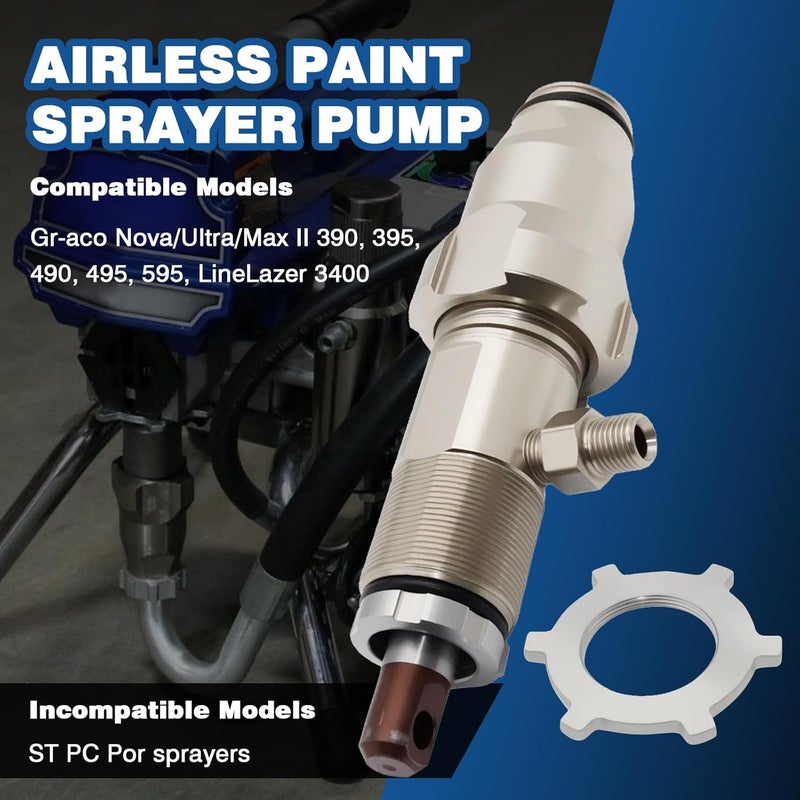repustor 246428 Airless Pump – Fits Gr-aco Ultra Max II 390, 395, 490, 495, 595 & LineLazer 3400 Sprayers - Image 2